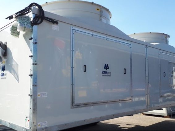 Torri di raffreddamento industriali per una cartiera in Svezia