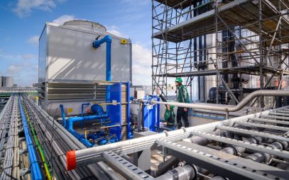 PME-E Cooling Tower for a Large Plant in Netherlands