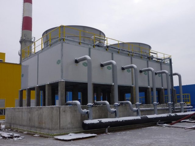 PMM Open Circuit Cooling Tower for a Cogeneration Plant in Poland