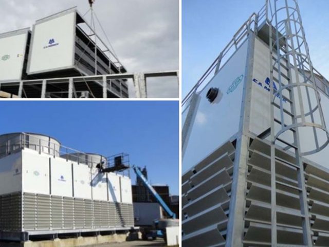 Studium przypadku wież chłodniczych PMM z obiegiem otwartym dla SSAB Global Steel Processor w Szwecji