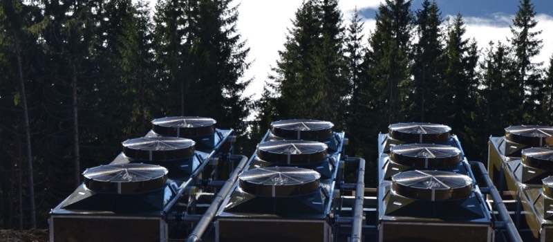 Wieże chłodnicze do naśnieżania w Hopfgarten