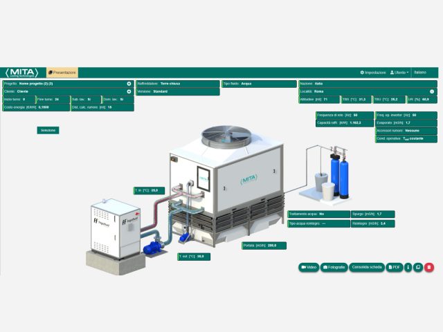Wieża chłodnicza MCC w oprogramowaniu MITA Project