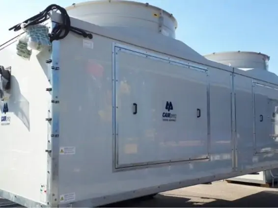 Tours de refroidissement industrielles pour une usine de papier en Suède