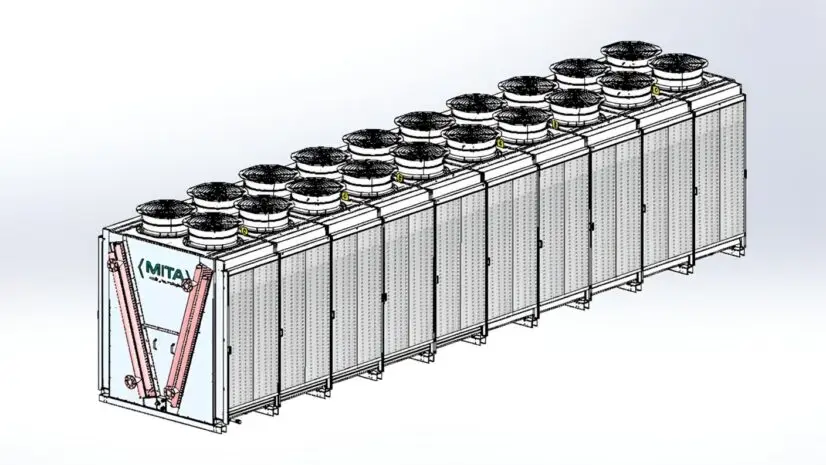 Dry Cooler Adiabatici PAD-XL con 20 Ventilatori